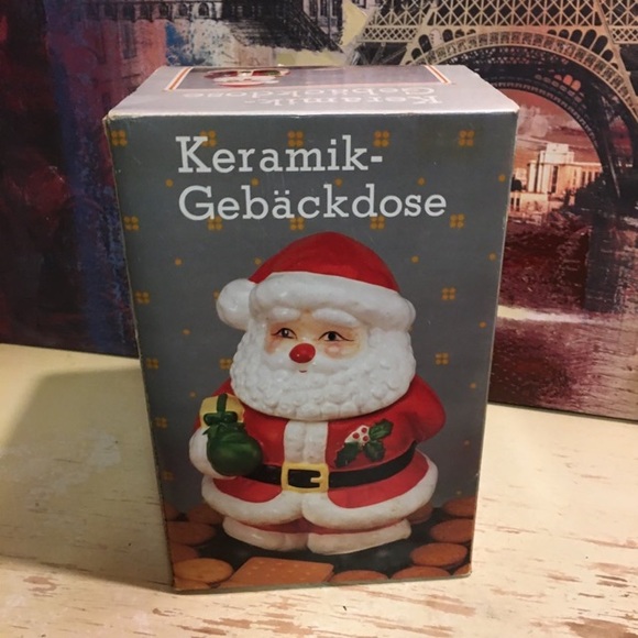 Vintage Santa Holiday Cookie Jar - Picture 3 of 12